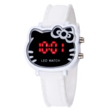 Cartoon Hello Kitty Design LED Silica Gel Kawaii Wrist Watch Cartoon Hello Kitty Design LED Silica Gel Kawaii Wrist Watch