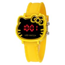 Cartoon Hello Kitty Design LED Silica Gel Kawaii Wrist Watch Cartoon Hello Kitty Design LED Silica Gel Kawaii Wrist Watch