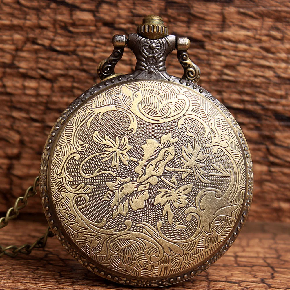 Totoro Anime Pocket Watch With Pendant