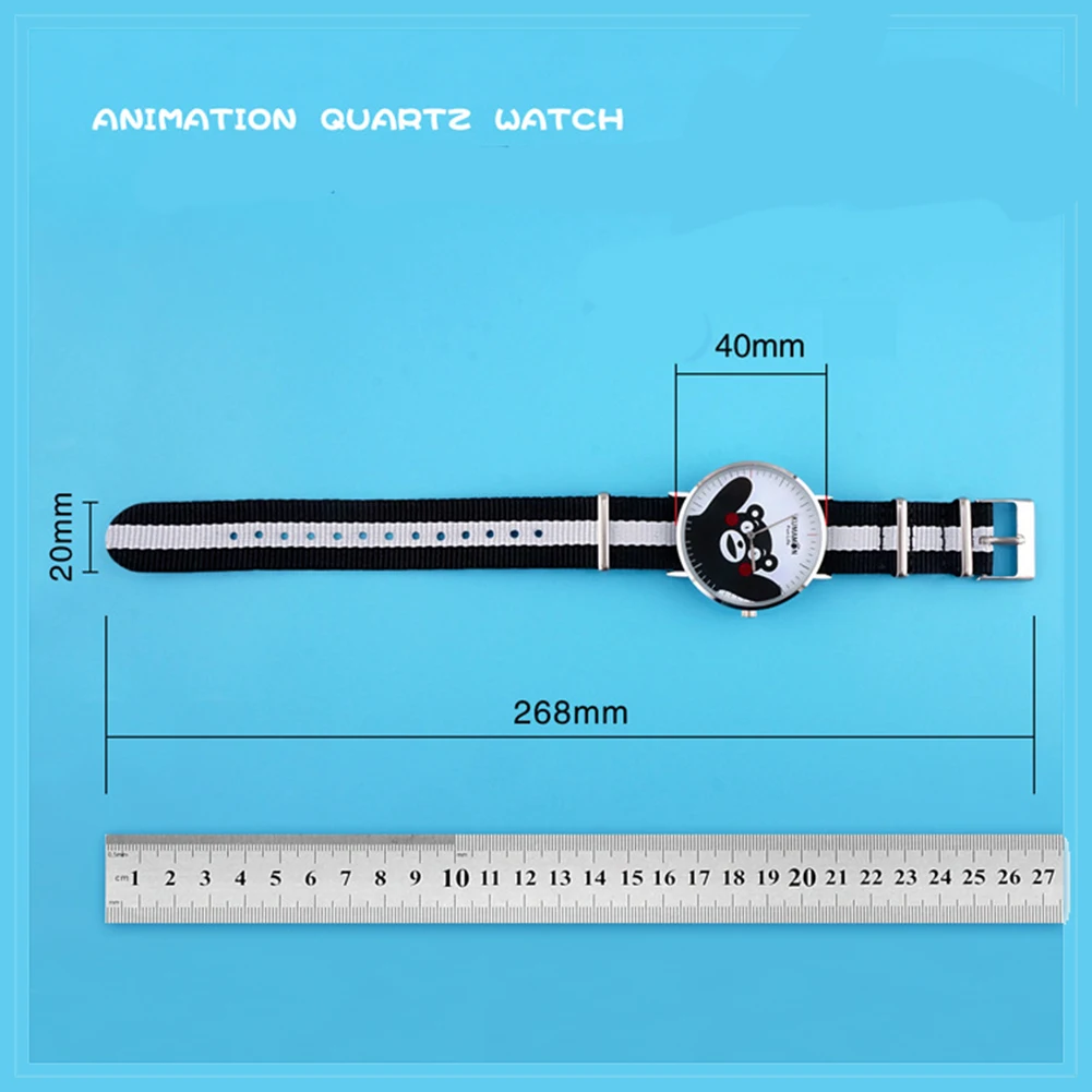 Anime Kumamon Bear Cartoon Design Wrist Watch