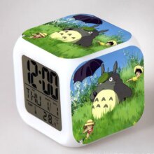 Totoro Anime LED Color Flash Digital Alarm Clocks Totoro Anime LED Color Flash Digital Alarm Clocks