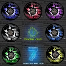 My Neighbor Totoro Cartoon Black Wall Clock My Neighbor Totoro Cartoon Black Wall Clock