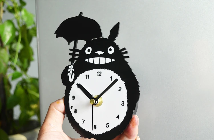 Totoro Anime Design Home Decor Wall Clock
