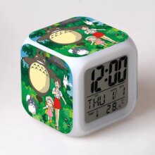 My Neighbor Totoro And Minion Cartoon LED Color Light Alarm Clock My Neighbor Totoro And Minion Cartoon LED Color Light Alarm Clock
