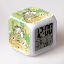 My Neighbor Totoro And Minion Cartoon LED Color Light Alarm Clock My Neighbor Totoro And Minion Cartoon LED Color Light Alarm Clock