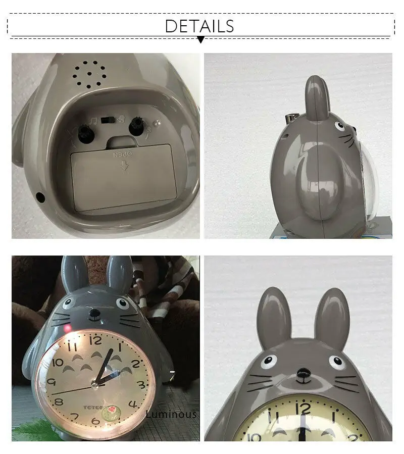Totoro Cartoon Design Alarm Clock Totoro Cartoon Design Alarm Clock
