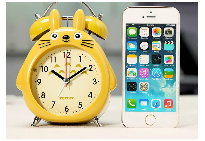 Totoro Anime LED Light Snooze Alarm Clocks Totoro Anime LED Light Snooze Alarm Clocks