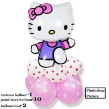 Kawaii Cartoon Hello Kitty Foil Party Balloons Kawaii Cartoon Hello Kitty Foil Party Balloons