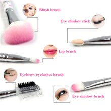 Hello Kitty Makeup Eyeshadow Lip Eyebrow Eyelashes Brushes Set Hello Kitty Makeup Eyeshadow Lip Eyebrow Eyelashes Brushes Set