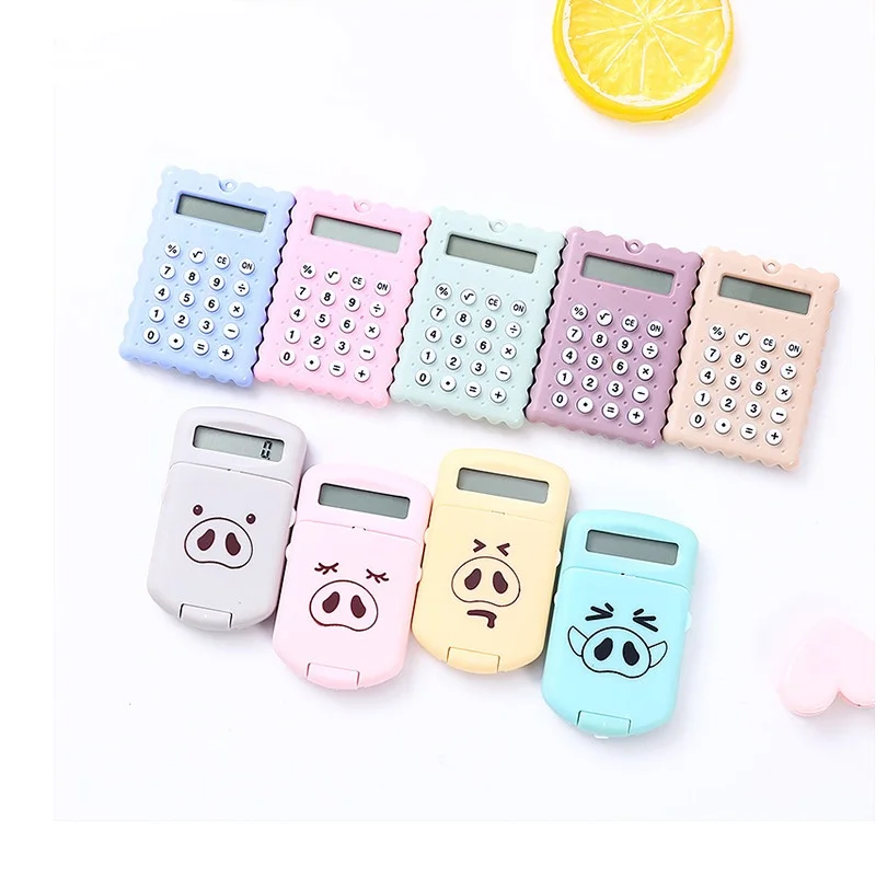 Ultra-thin Button Battery Portable Digits Calculator Ultra-thin Button Battery Portable Digits Calculator