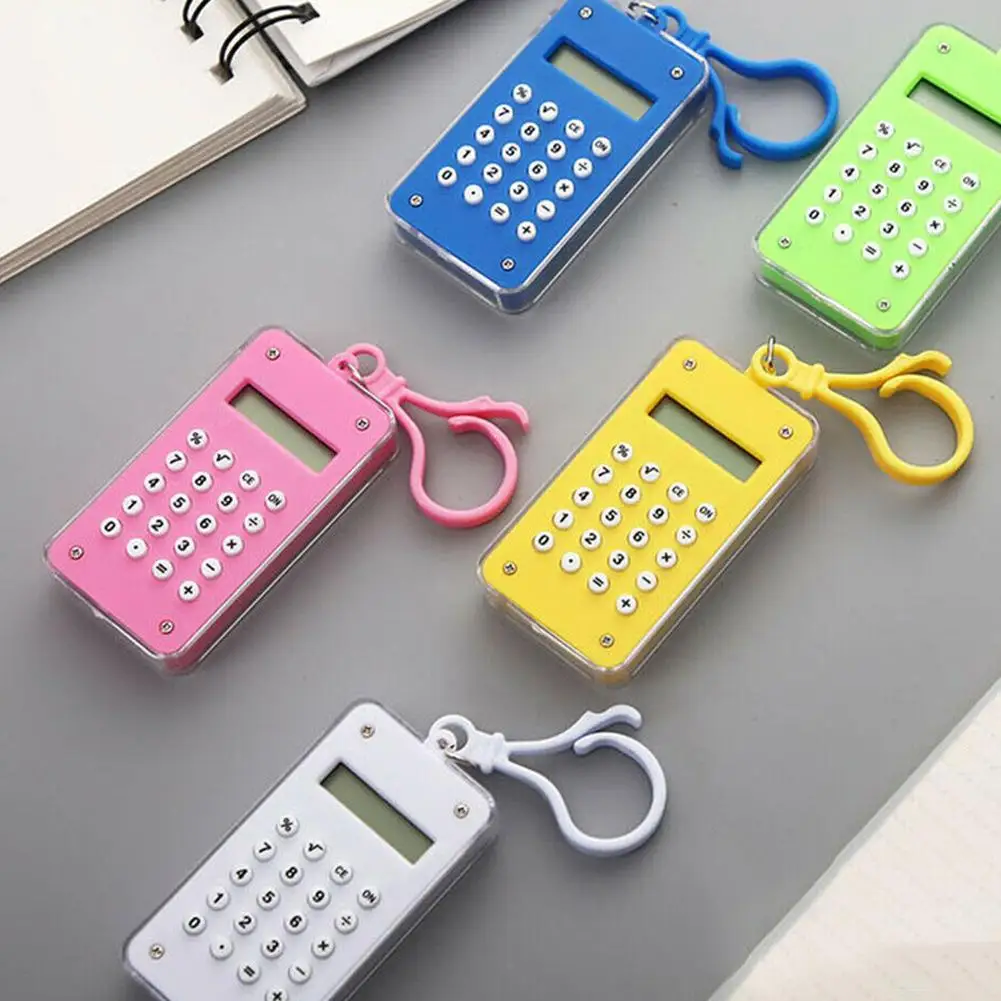 Mini Electronic Portable Calculator With Keychain Mini Electronic Portable Calculator With Keychain