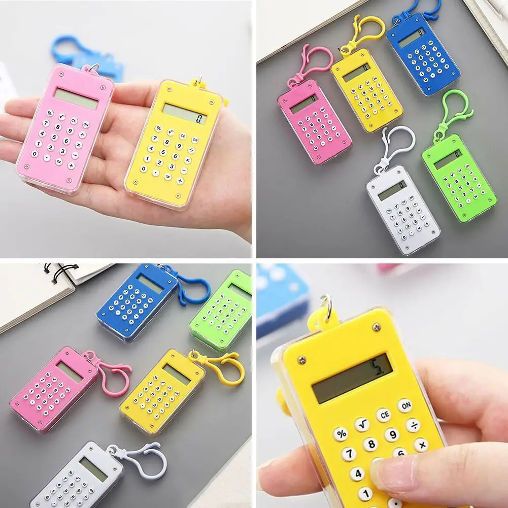 Mini Electronic Portable Calculator With Keychain Mini Electronic Portable Calculator With Keychain