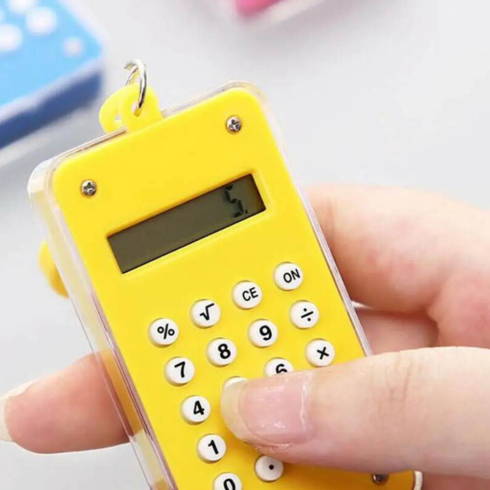 Mini Electronic Portable Calculator With Keychain Mini Electronic Portable Calculator With Keychain