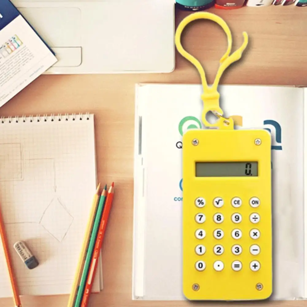 Mini Electronic Portable Calculator With Keychain Mini Electronic Portable Calculator With Keychain