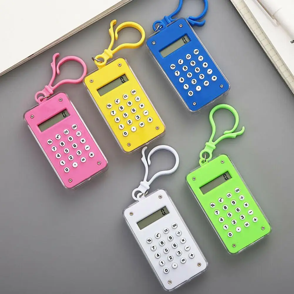 Mini Electronic Portable Calculator With Keychain Mini Electronic Portable Calculator With Keychain