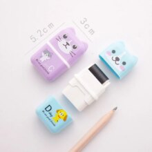 Cartoon Style Stationery Roller/Colorful Rectangle Rubber Eraser Cartoon Style Stationery Roller/Colorful Rectangle Rubber Eraser