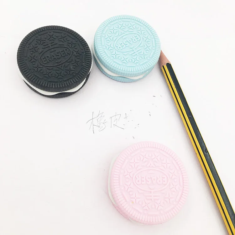Chocolate Cake Sandwich Biscuit Cookie Style Rubber Eraser Chocolate Cake Sandwich Biscuit Cookie Style Rubber Eraser