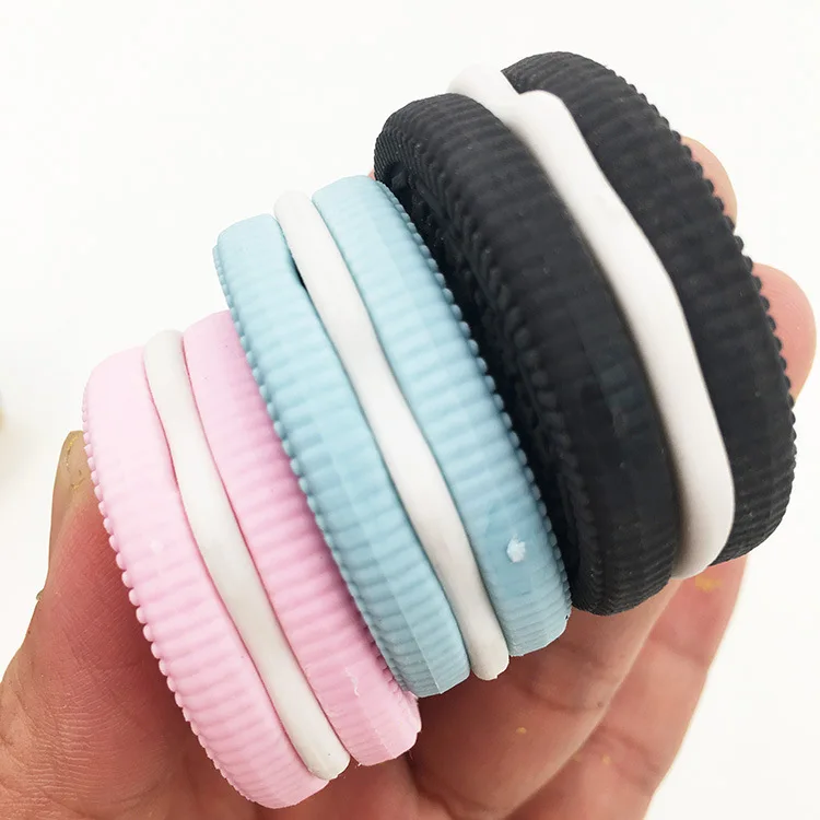 Chocolate Cake Sandwich Biscuit Cookie Style Rubber Eraser Chocolate Cake Sandwich Biscuit Cookie Style Rubber Eraser