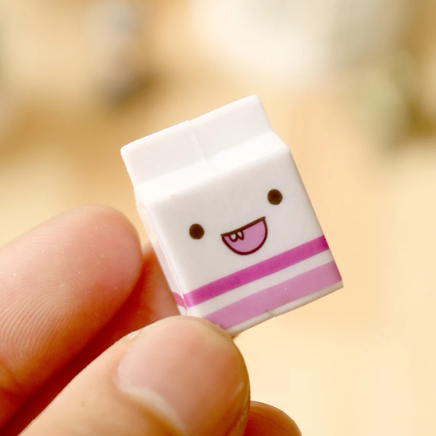 Kawaii Milk Biscuit Cartoon Stationery Boxed Eraser