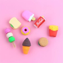Kawaii Food Animal Shape Cartoon Stationery Eraser Kawaii Food Animal Shape Cartoon Stationery Eraser