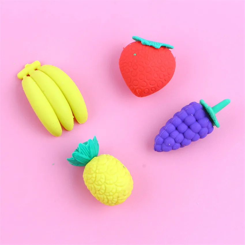 Kawaii Food Animal Shape Cartoon Stationery Eraser