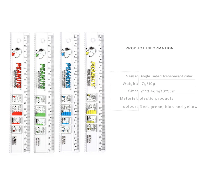 Snoopy Stationery School Ruler