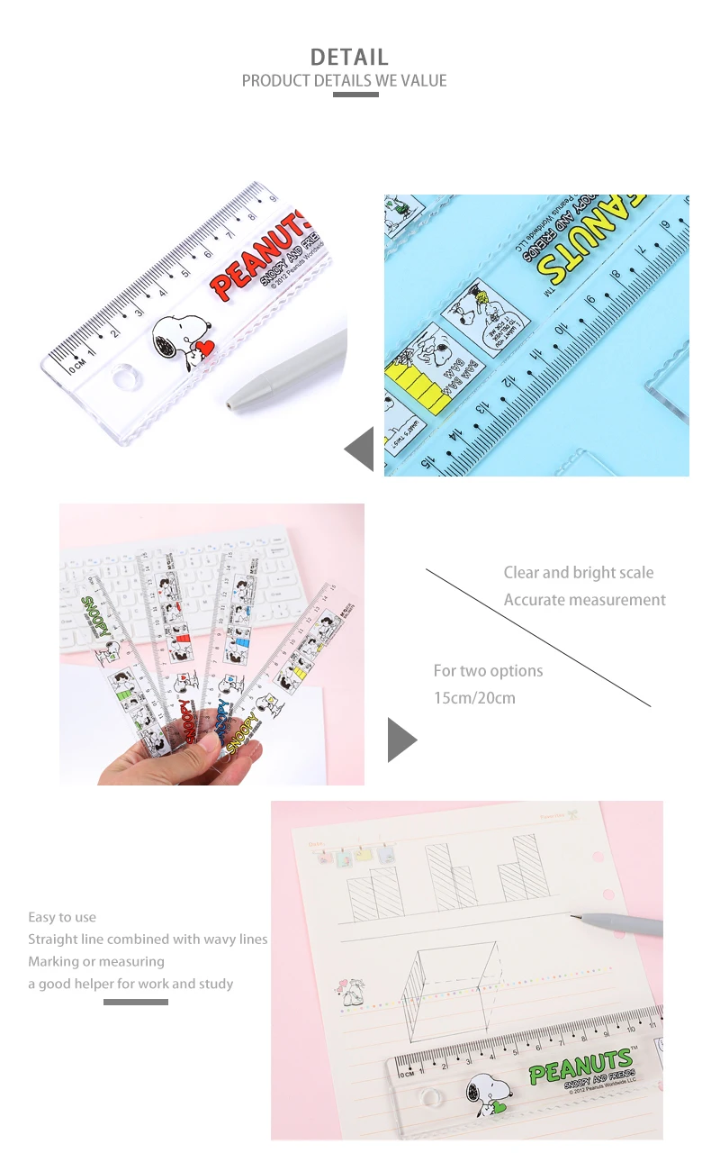 Snoopy Stationery School Ruler