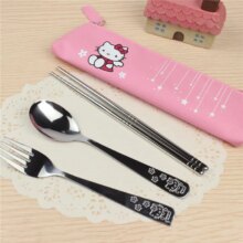 Cartoon Stainless Steel Tableware Dinner Set Cartoon Stainless Steel Tableware Dinner Set