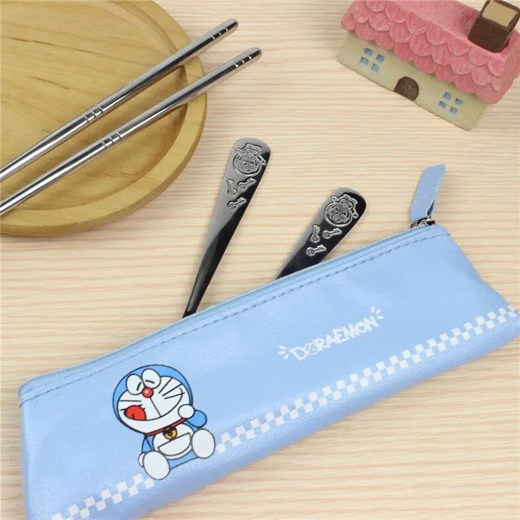 Cartoon Stainless Steel Tableware Dinner Set