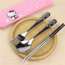 Cartoon Stainless Steel Tableware Dinner Set Cartoon Stainless Steel Tableware Dinner Set