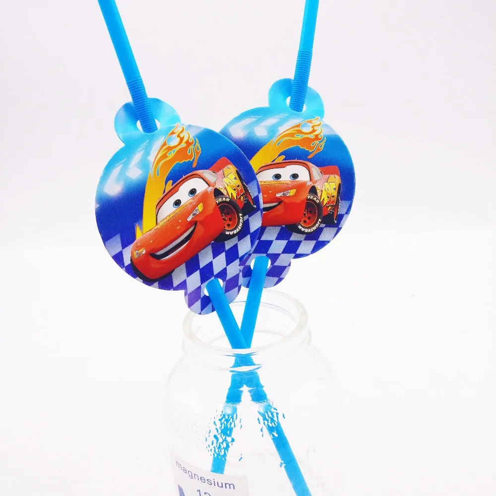 Lightning McQueen Cartoon Car Tableware Set