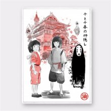 Hayao Miyazaki Totoro Spirited Away Cartoons Wall Art Posters Hayao Miyazaki Totoro Spirited Away Cartoons Wall Art Posters