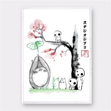 Hayao Miyazaki Totoro Spirited Away Cartoons Wall Art Posters Hayao Miyazaki Totoro Spirited Away Cartoons Wall Art Posters