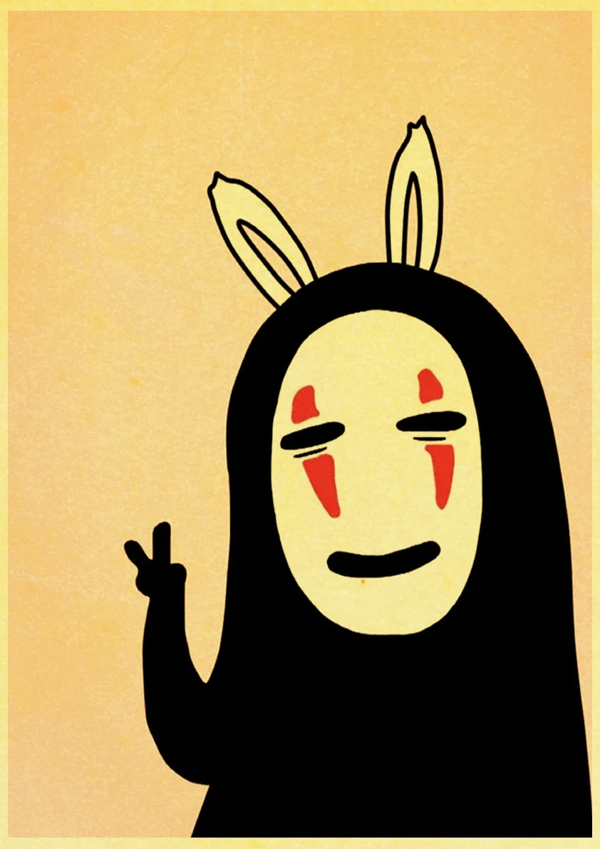 Miyazaki Hayao Totoro Cartoon Wall Poster