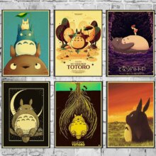 Miyazaki Hayao Totoro Cartoon Wall Poster Miyazaki Hayao Totoro Cartoon Wall Poster