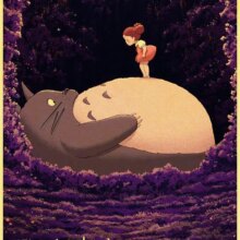 Miyazaki Hayao Totoro Cartoon Wall Poster Miyazaki Hayao Totoro Cartoon Wall Poster