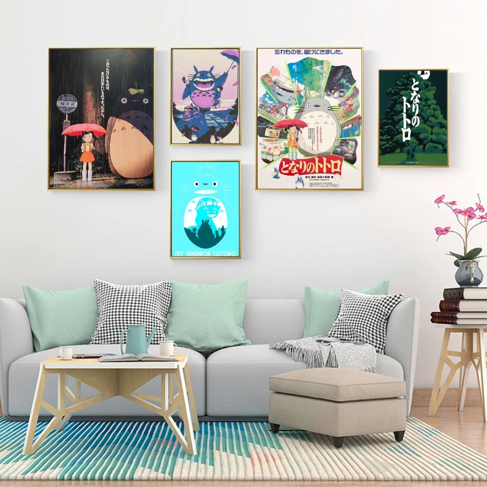 Totoro Ghibli Miyazaki Hayao Anime Wall Art Poster