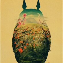 My Neighbor Totoro Anime Craft Paper Room Decor Poster My Neighbor Totoro Anime Craft Paper Room Decor Poster