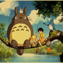 My Neighbor Totoro Anime Craft Paper Room Decor Poster My Neighbor Totoro Anime Craft Paper Room Decor Poster