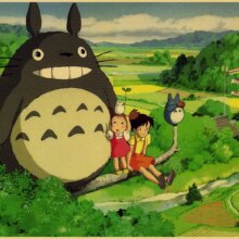 My Neighbor Totoro Anime Craft Paper Room Decor Poster My Neighbor Totoro Anime Craft Paper Room Decor Poster