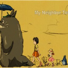 My Neighbor Totoro Anime Craft Paper Room Decor Poster My Neighbor Totoro Anime Craft Paper Room Decor Poster