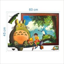 Totoro Series Cat 3D Cartoon Wall Poster Totoro Series Cat 3D Cartoon Wall Poster