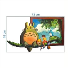 Totoro Series Cat 3D Cartoon Wall Poster Totoro Series Cat 3D Cartoon Wall Poster