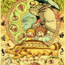 Hayao Miyazaki Totoro Cartoon Painting Wall Art Poster Hayao Miyazaki Totoro Cartoon Painting Wall Art Poster