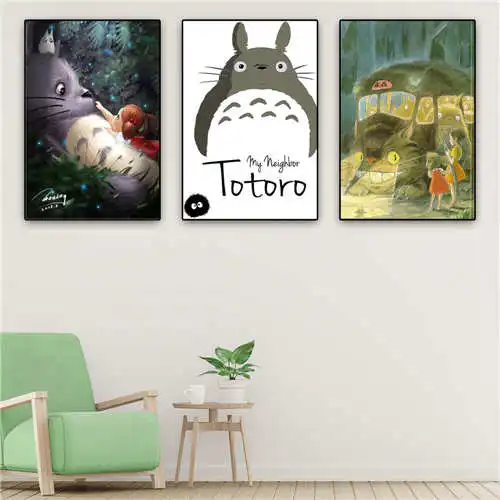 Anime Totoro Printing Posters Decor