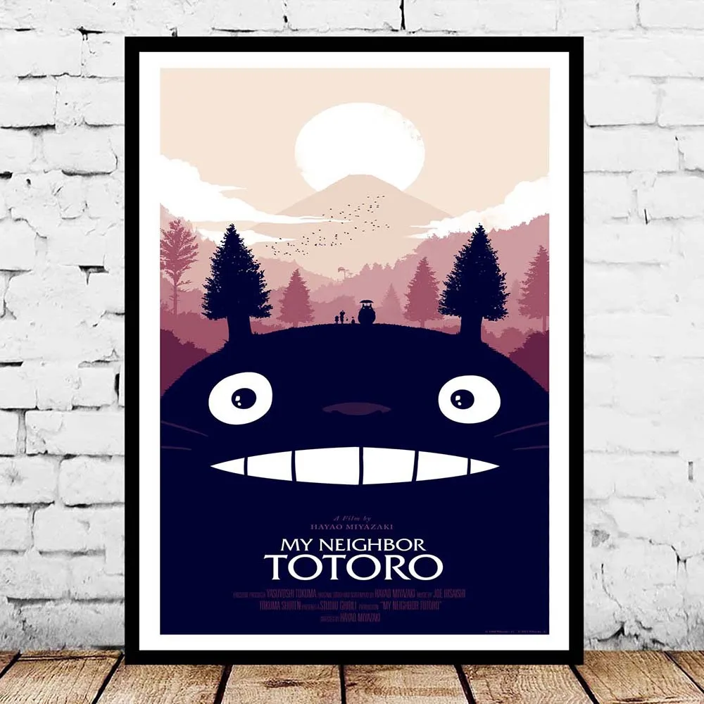 Anime Totoro Prints Home Decor Wall Painting Poster Anime Totoro Prints Home Decor Wall Painting Poster