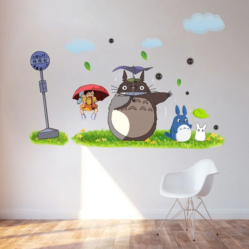 Totoro Cartoon Animation Wall Decoration Poster