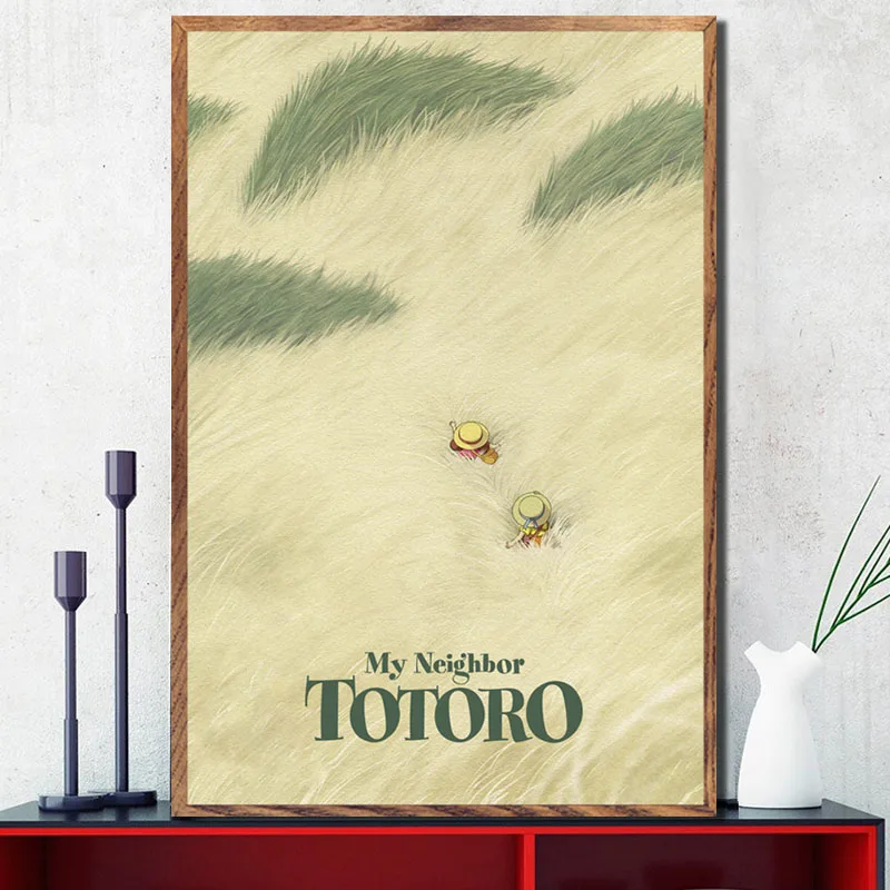 Totoro Ghibli Miyazaki Hayao Classic Anime Art Poster