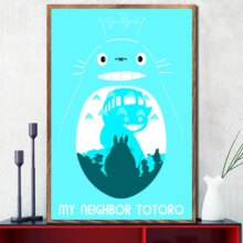Totoro Ghibli Miyazaki Hayao Classic Anime Art Poster Totoro Ghibli Miyazaki Hayao Classic Anime Art Poster