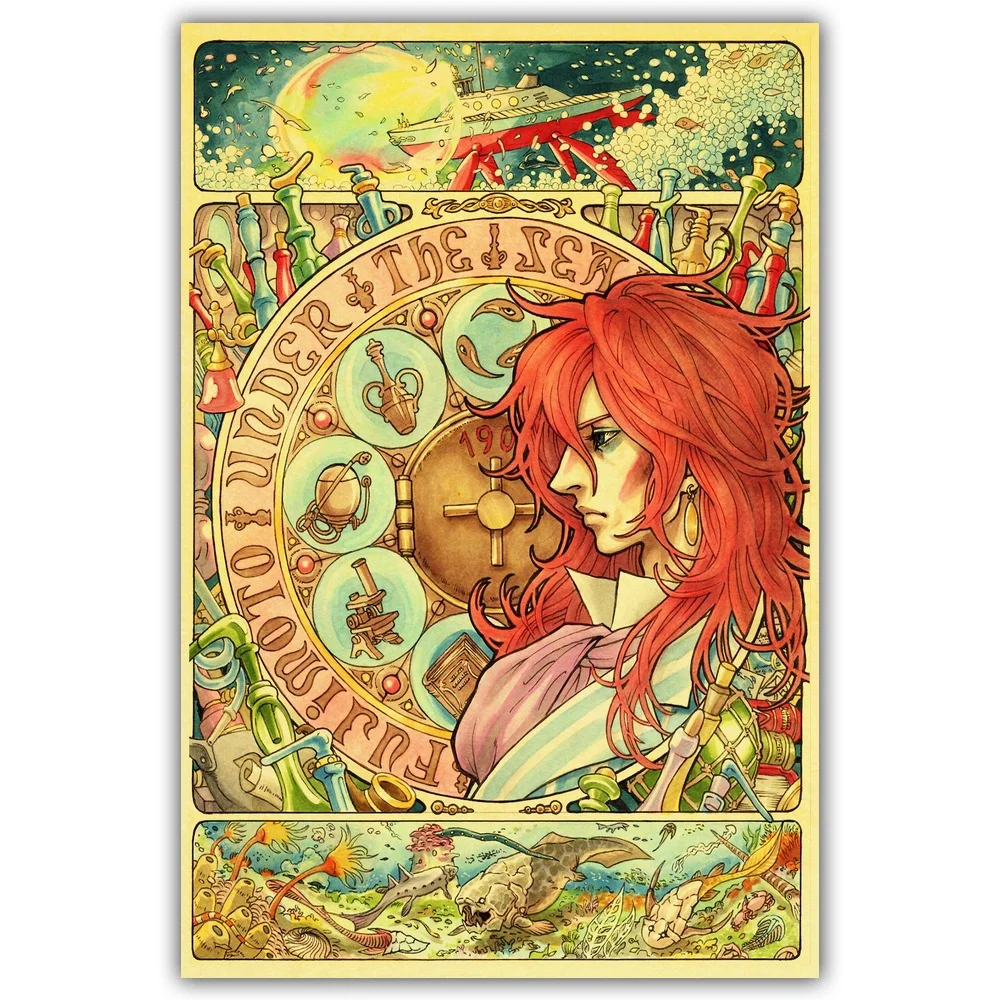 Anime Hayao Miyazaki Vintage Poster Home Decor
